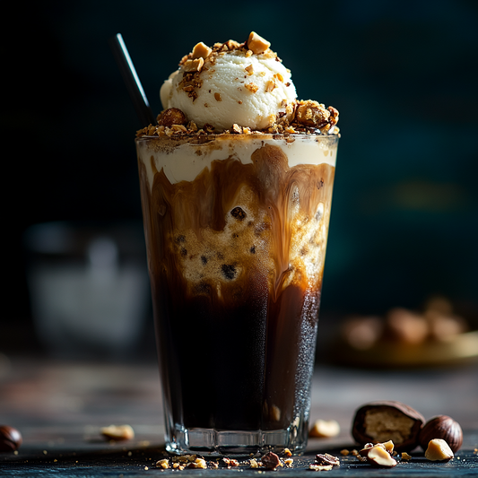 Frontier Nut Brew Hazelnut Cold Brew Float Coffee Recipe