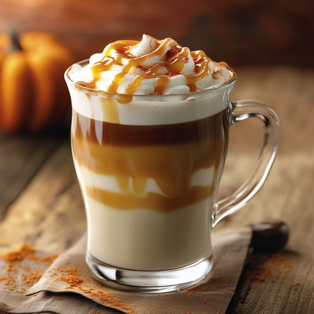 Harvest Trail Spiced Pumpkin Caramel Macchiato Coffee Recipe