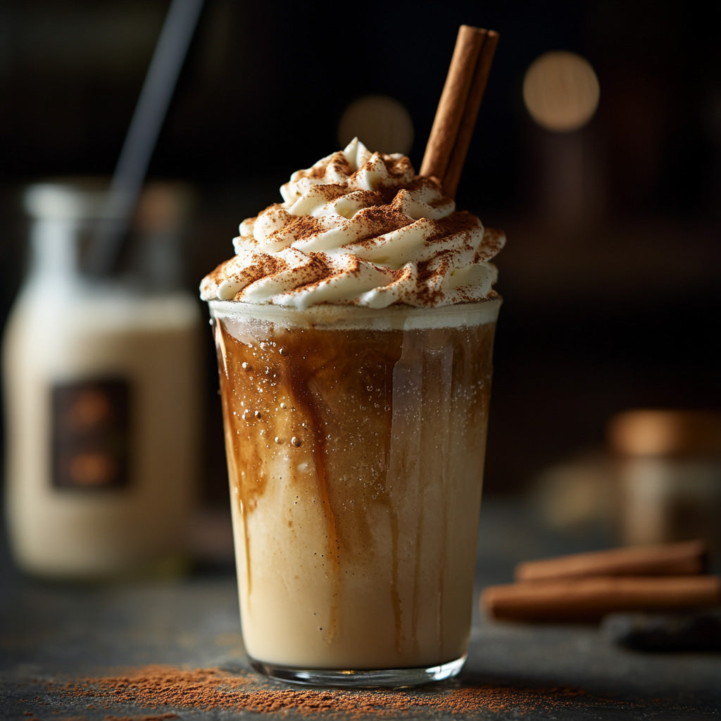 Campfire Roll Cinnamon Cream Frappé Coffee Recipe